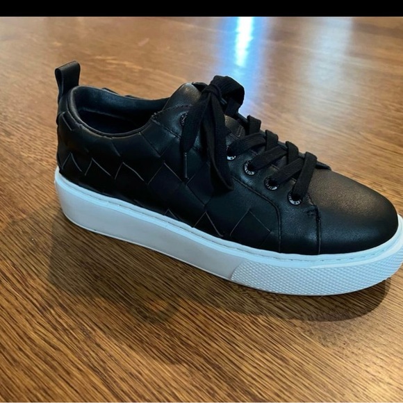 J/Slides black leather dede sneaker - Picture 2 of 5